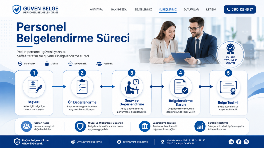 Personel Belgelendirme Süreci görseli