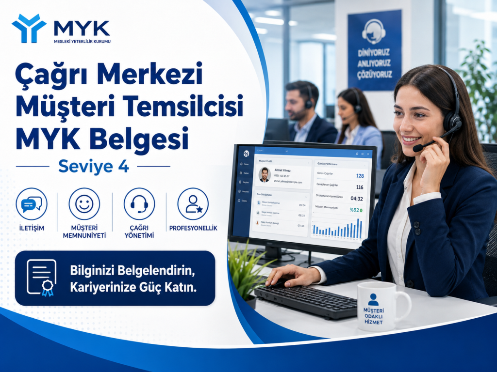 Çağrı Merkezi Müşteri Temsilcisi MYK Belgesi