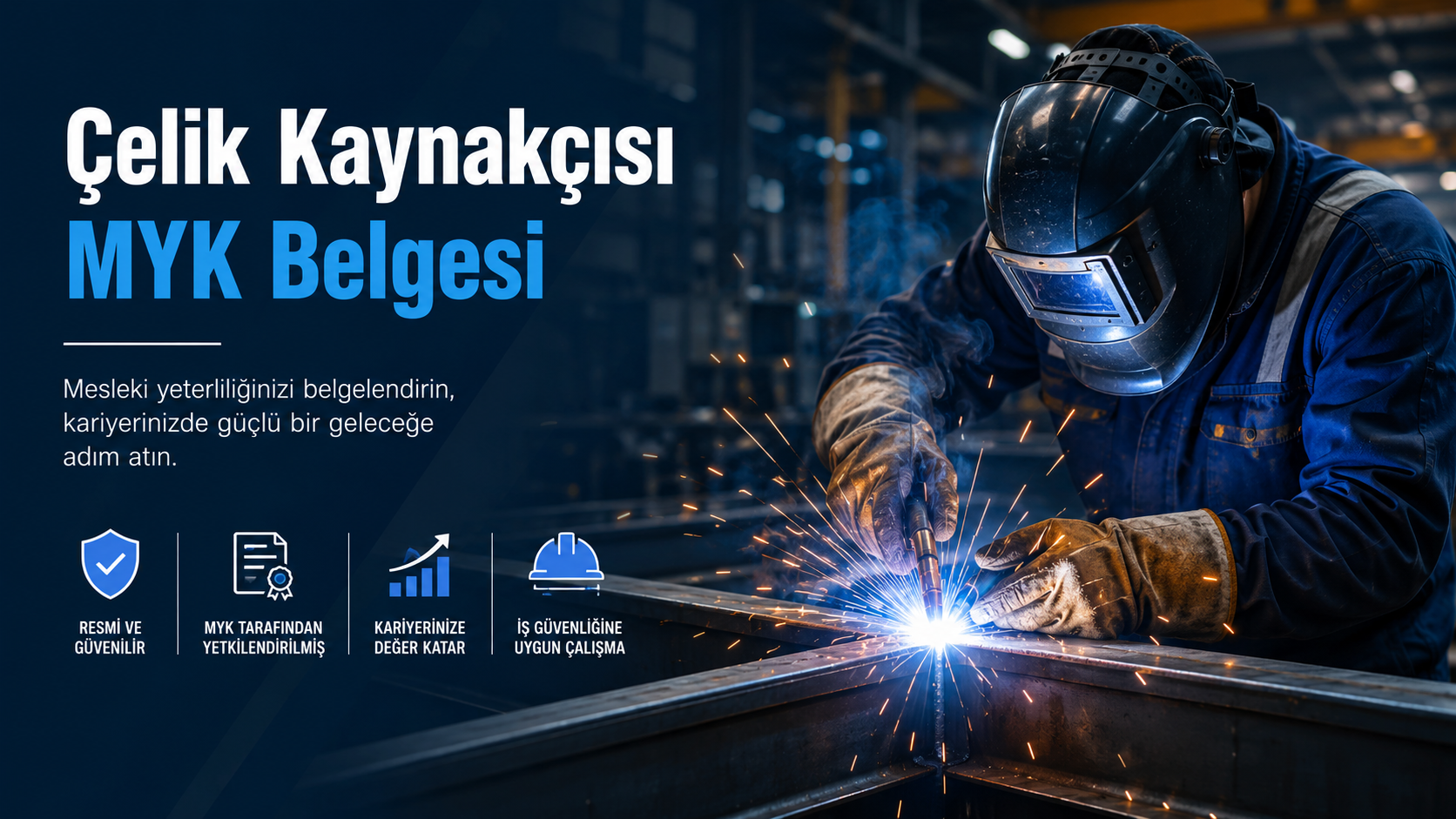 Çelik Kaynakçısı MYK Belgesi | MYK Kaynakçı Belgesi