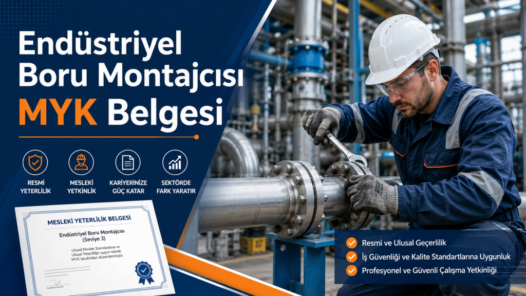 Endüstriyel Boru Montajcısı MYK Belgesi
