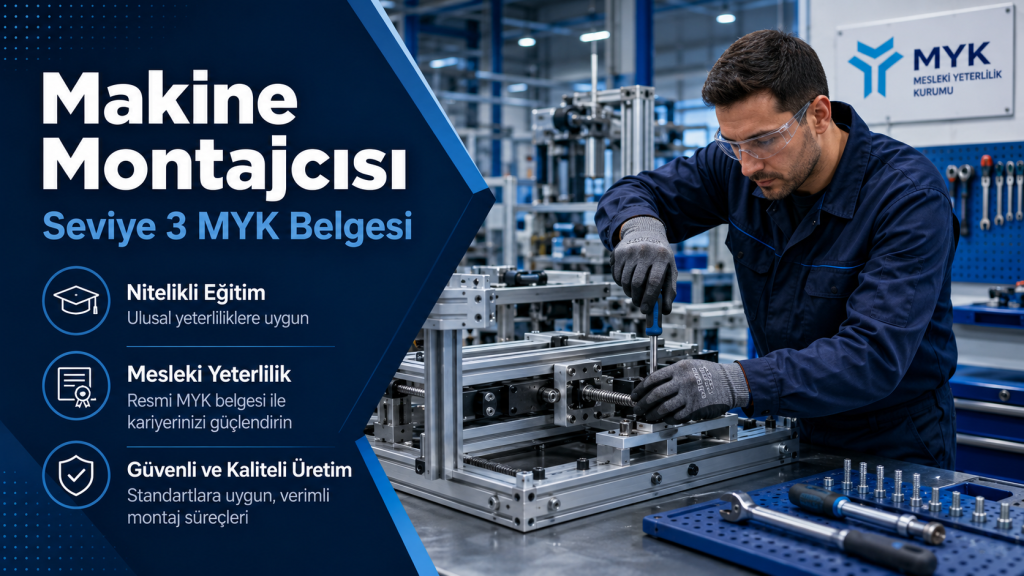 Makine Montajcısı Seviye 3 MYK Belgesi
