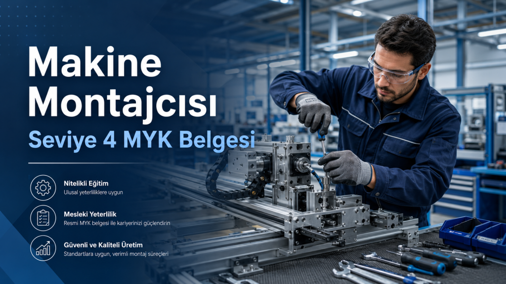 Makine Montajcısı Seviye 4 MYK Belgesi