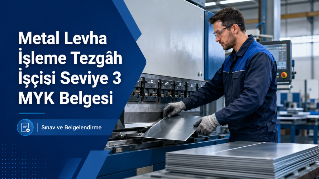 Metal Levha İşleme Tezgâh İşçisi Seviye 3 MYK Belgesi sınavı