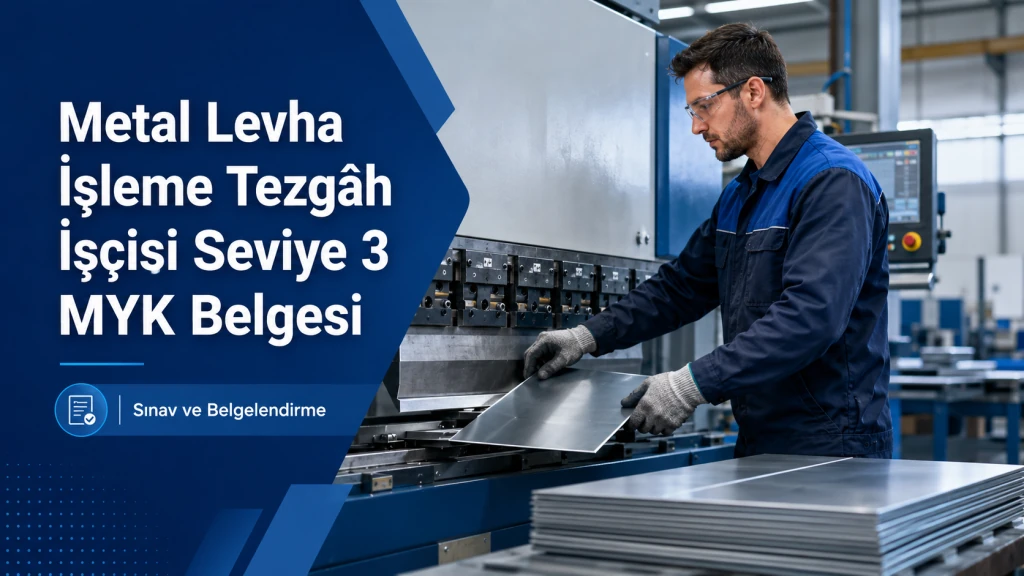 Metal Levha İşleme Tezgâh İşçisi Seviye 3 MYK Belgesi sınavı