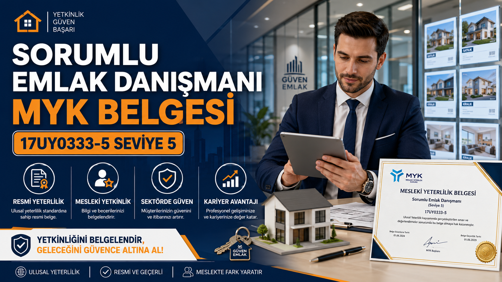 Sorumlu Emlak Danışmanı MYK Belgesi 2026 | Çözüm Belgelendirme