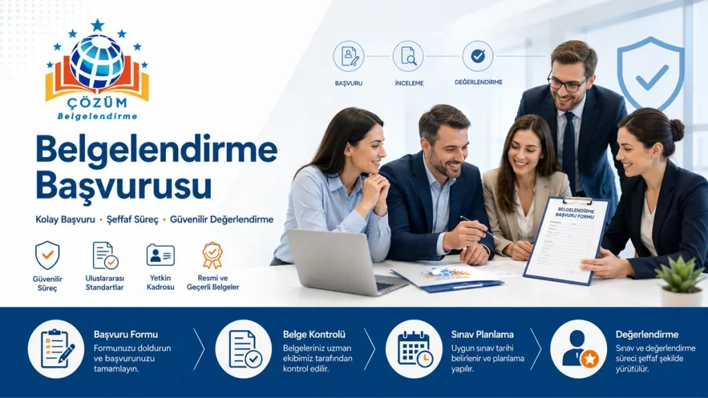 Çözüm Belgelendirme belgelendirme başvurusu süreci
